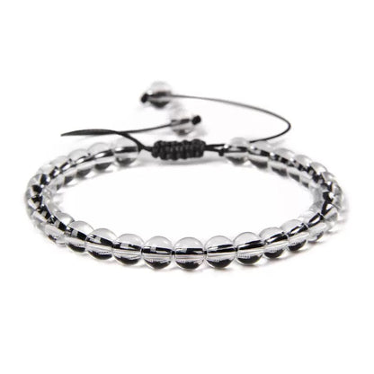 Beads Bracelet Adjustable Rope String Braided Bracelets 4mm 6mm 8mm