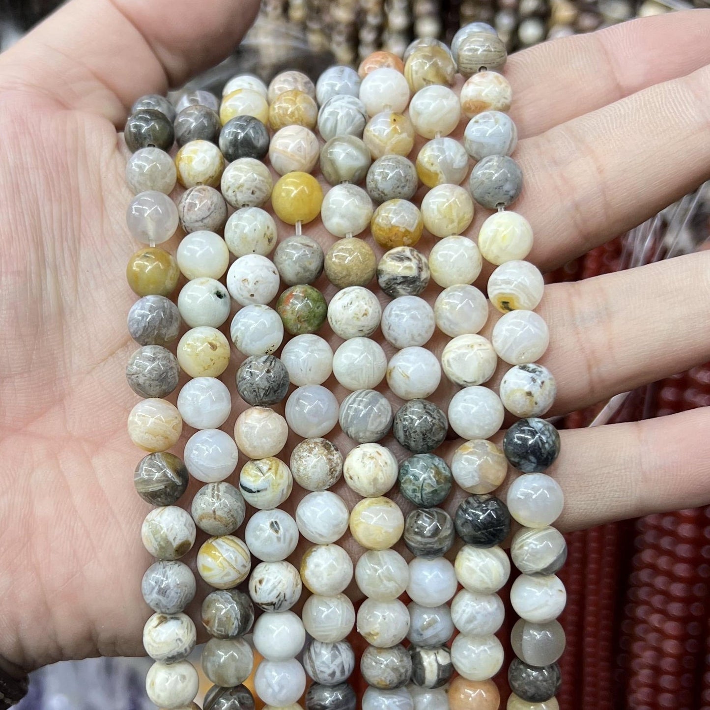 Round Beads 6mm 8mm 10mm  Free Shipping