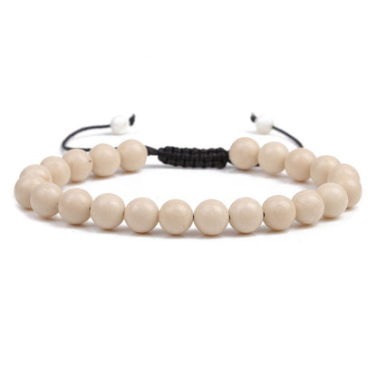 Beads Bracelet Adjustable Rope String Braided Bracelets 4mm 6mm 8mm
