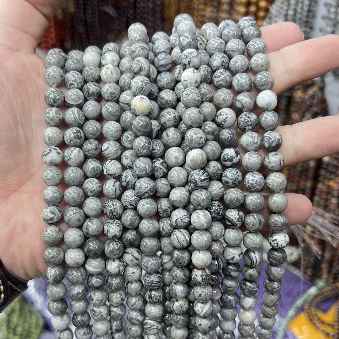 Round Beads 6mm 8mm 10mm  Free Shipping