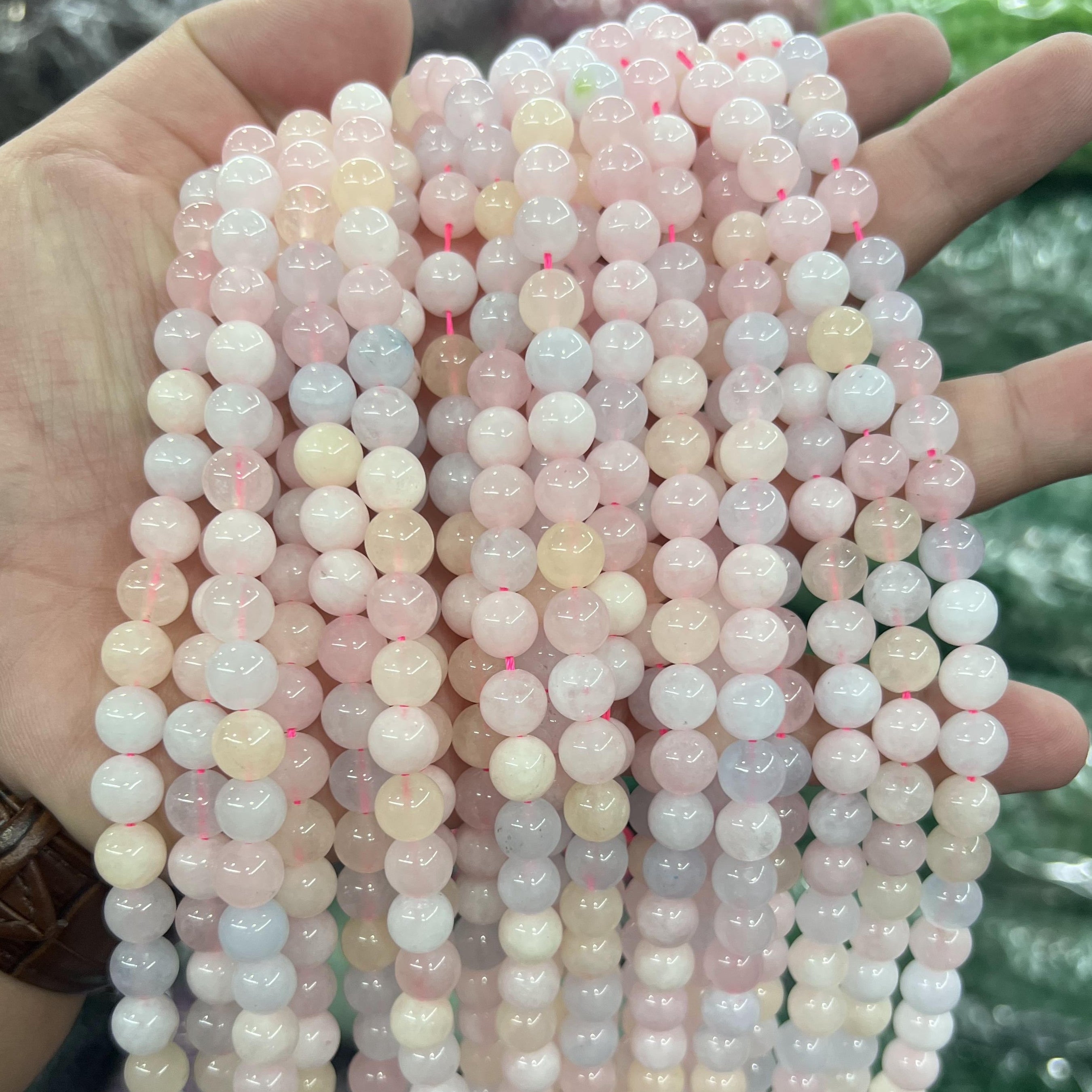 $2.5--8mm #2 Semi- Precious beadsFree Shipping