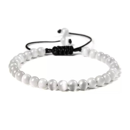 Beads Bracelet Adjustable Rope String Braided Bracelets 4mm 6mm 8mm