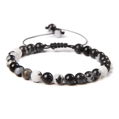 Beads Bracelet Adjustable Rope String Braided Bracelets 4mm 6mm 8mm