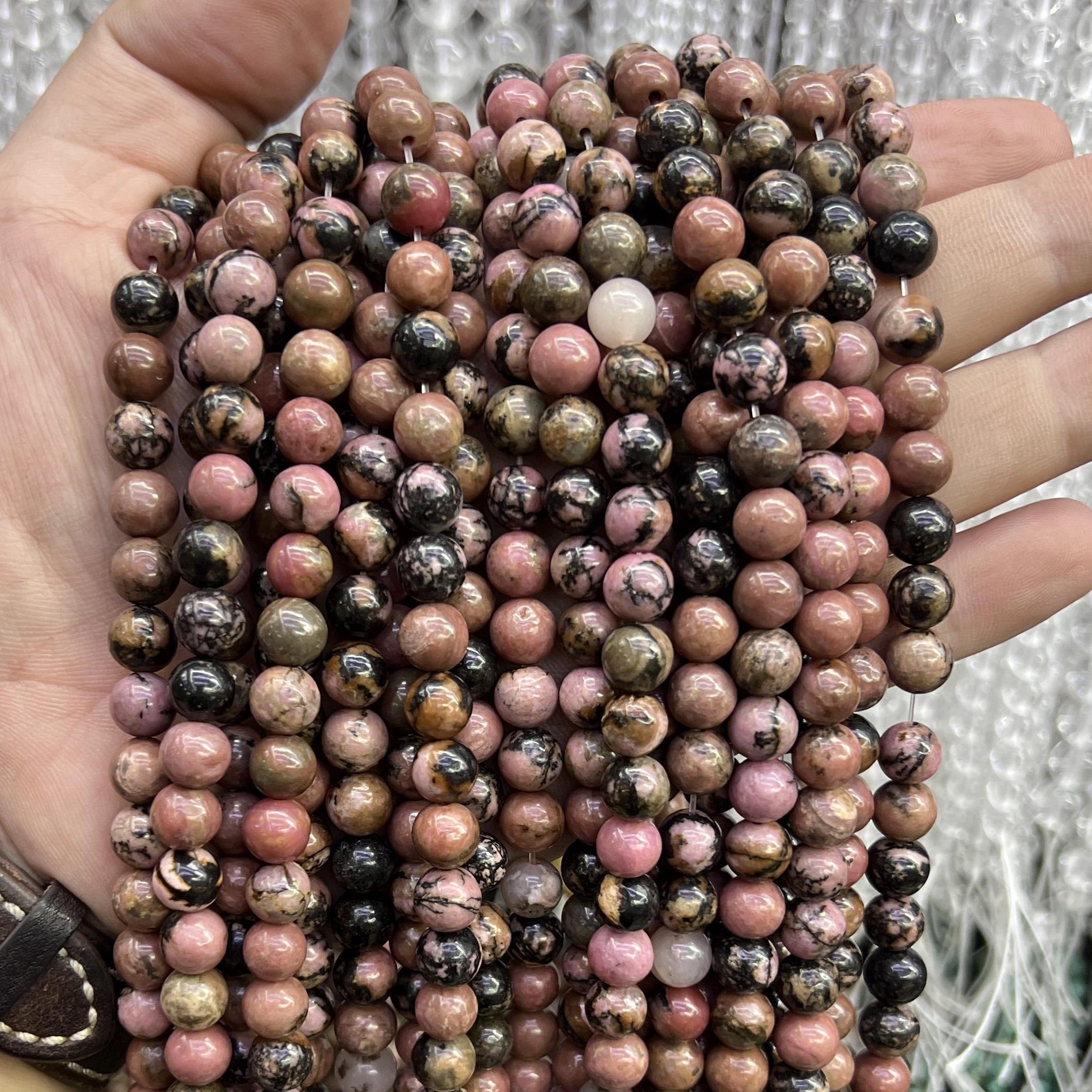 $2.5--8mm semi precious beads #1 Free Shipping