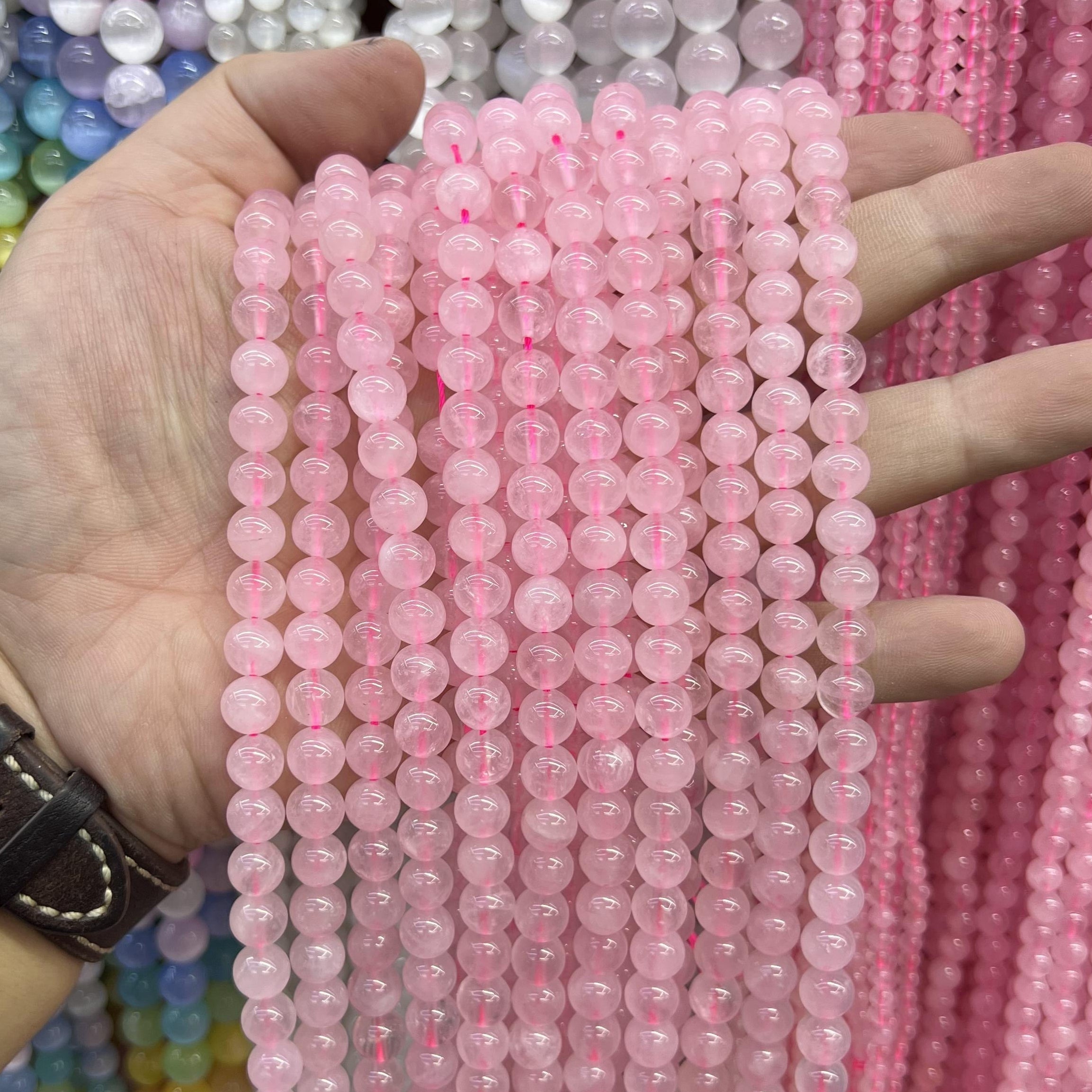 $2.5--8mm #2 Semi- Precious beadsFree Shipping