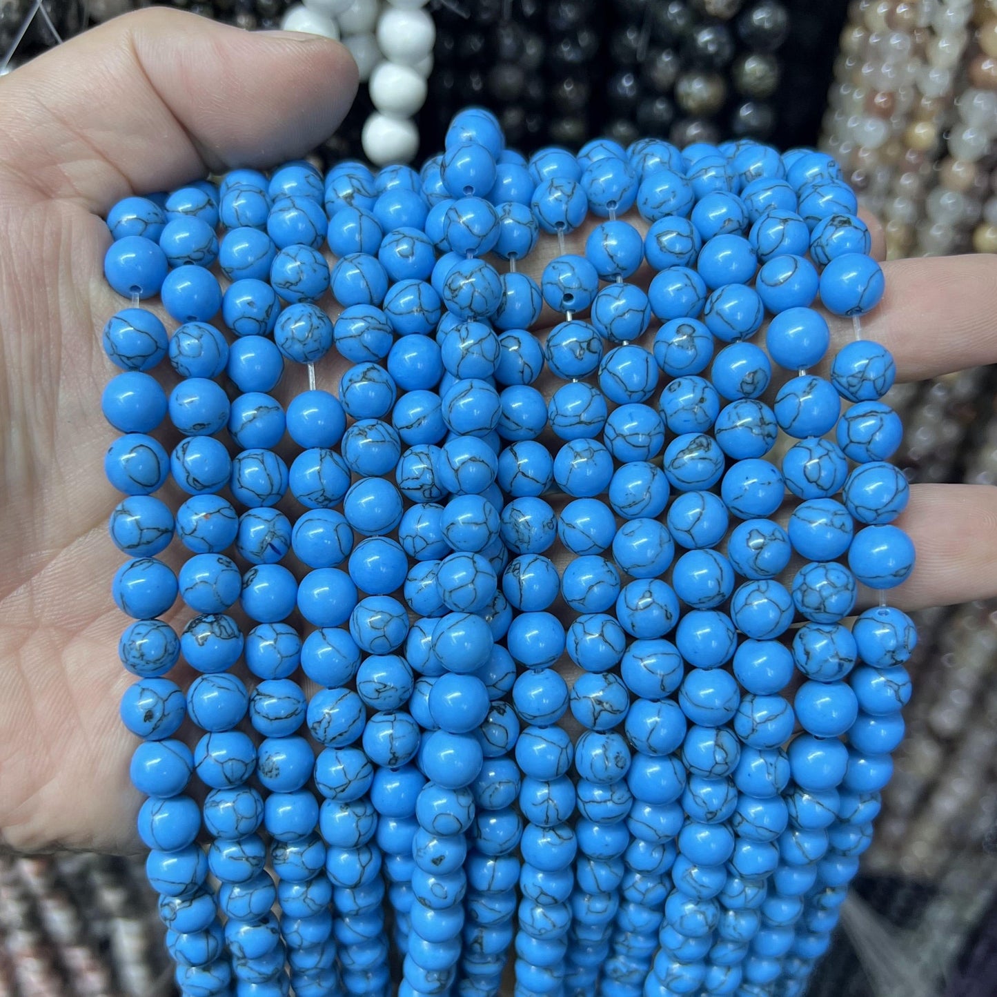 Round Beads 6mm 8mm 10mm  Free Shipping