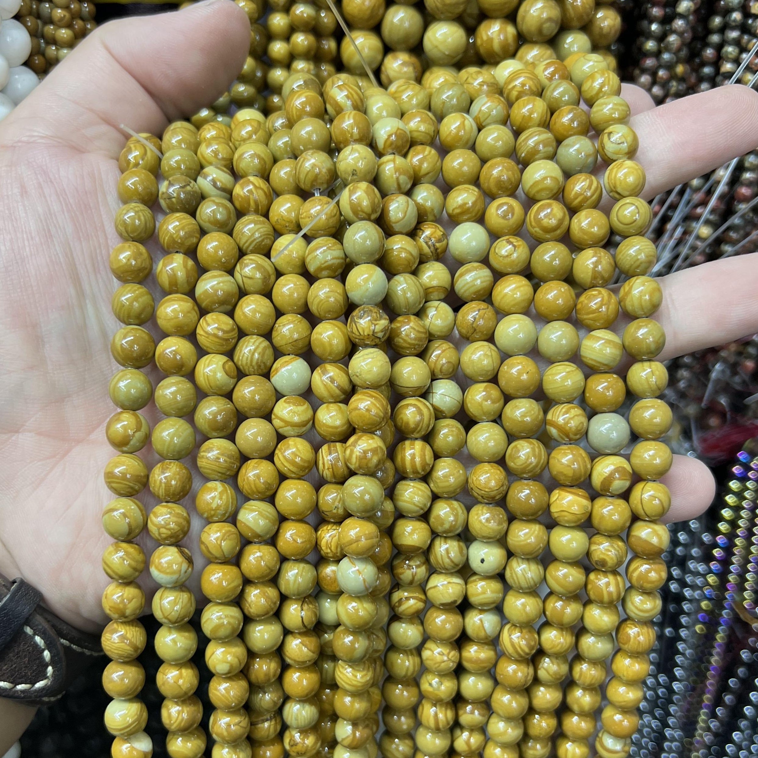 $2.5--8mm #2 Semi- Precious beadsFree Shipping