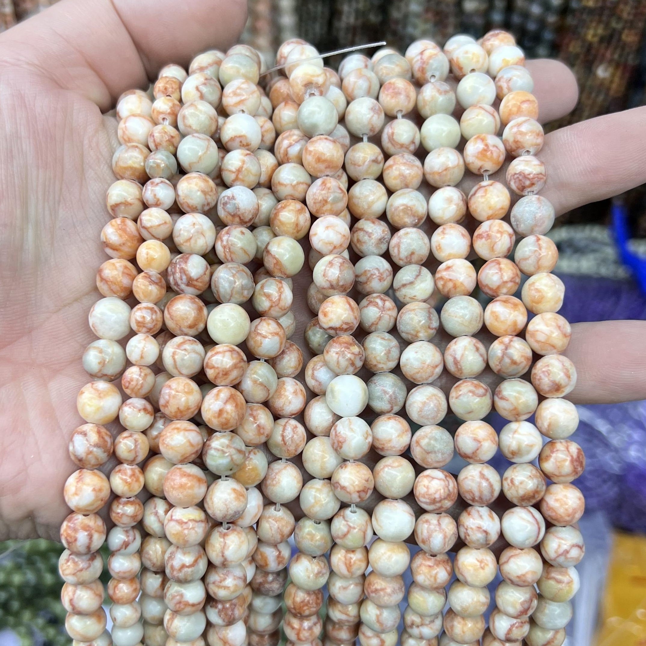 $2.5--8mm #2 Semi- Precious beadsFree Shipping
