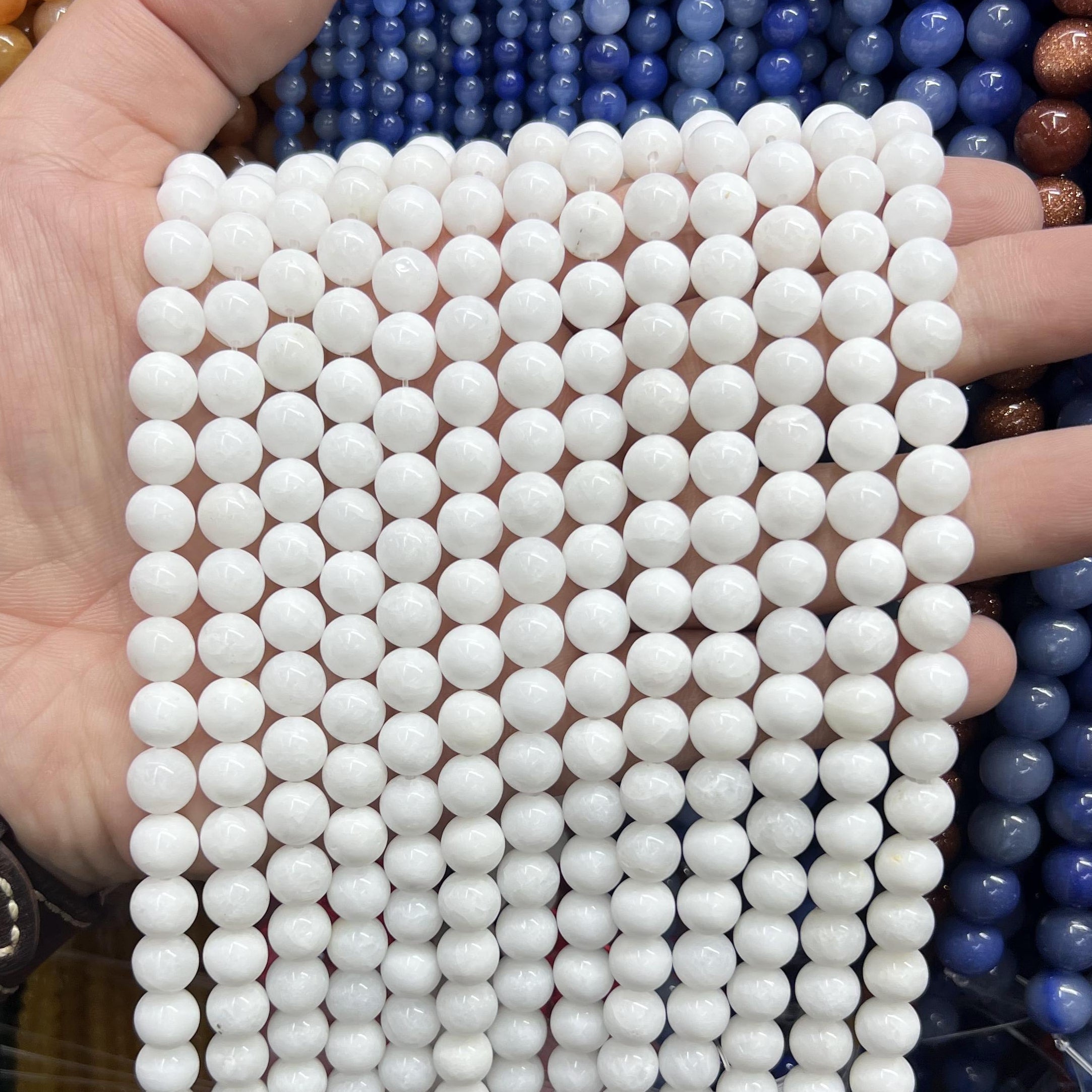 $2.5--8mm #2 Semi- Precious beadsFree Shipping