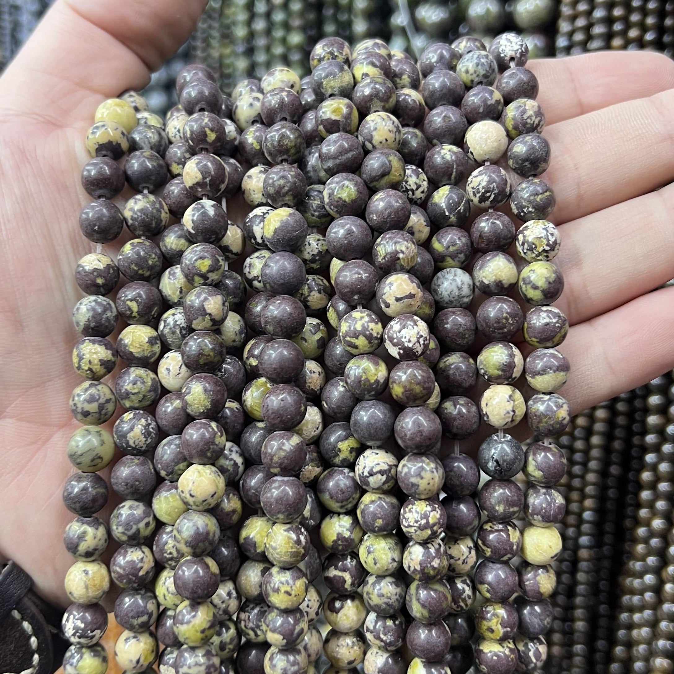 $2.5--8mm #2 Semi- Precious beadsFree Shipping