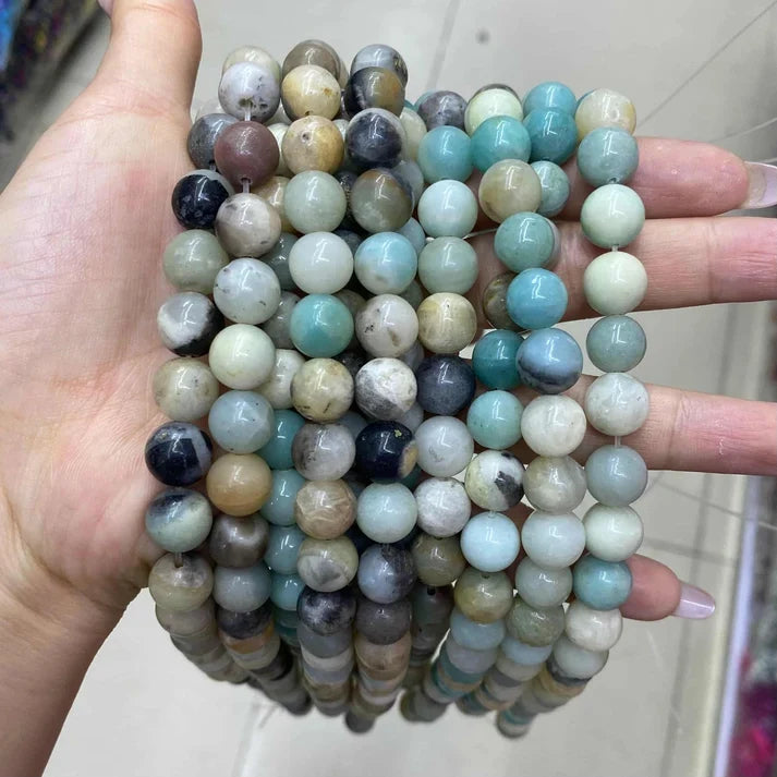 Round Amazonite Beads