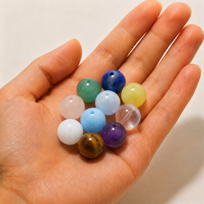 $0.99-10PCS Round Smooth Beads 8mm