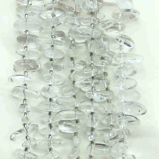 Freeform Chip Clear Quartz Beads