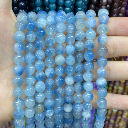 Color Jade Beads Faceted Round Beads 6mm/8mm/10mm