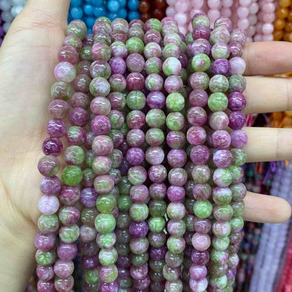 Color Jade Beads Faceted Round Beads 6mm/8mm/10mm