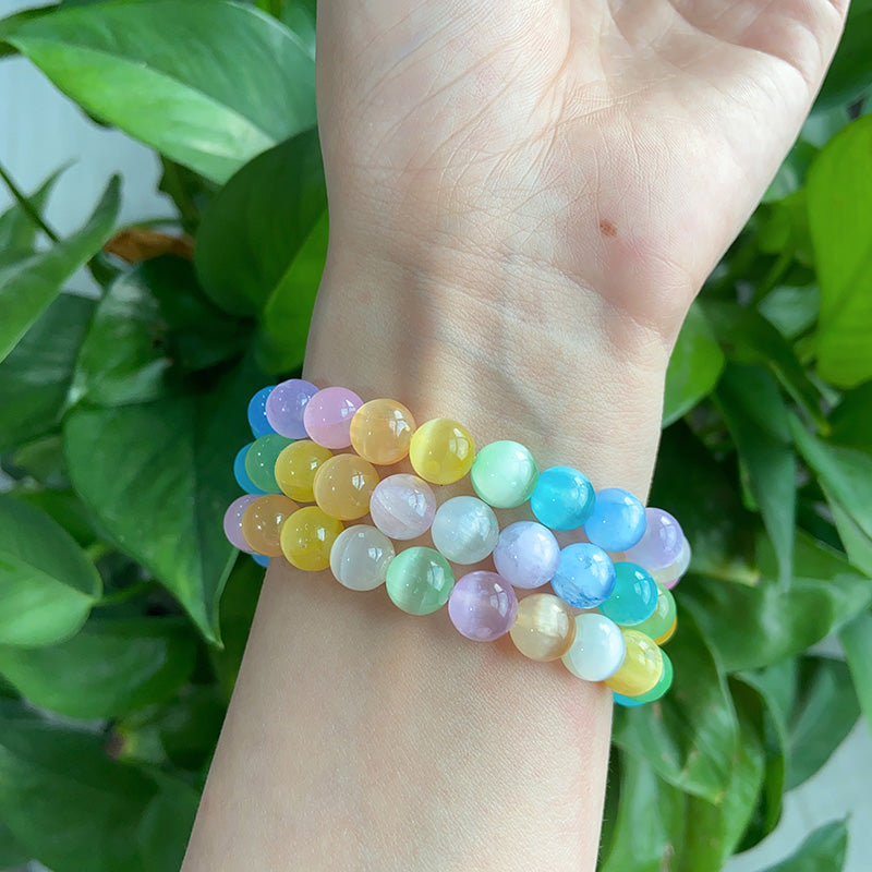 Dopamine Color Selenite Bracelets $4.99/PCS