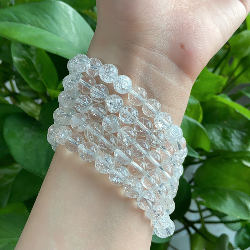Cracked Clear Quartz Bracelet $8/PC