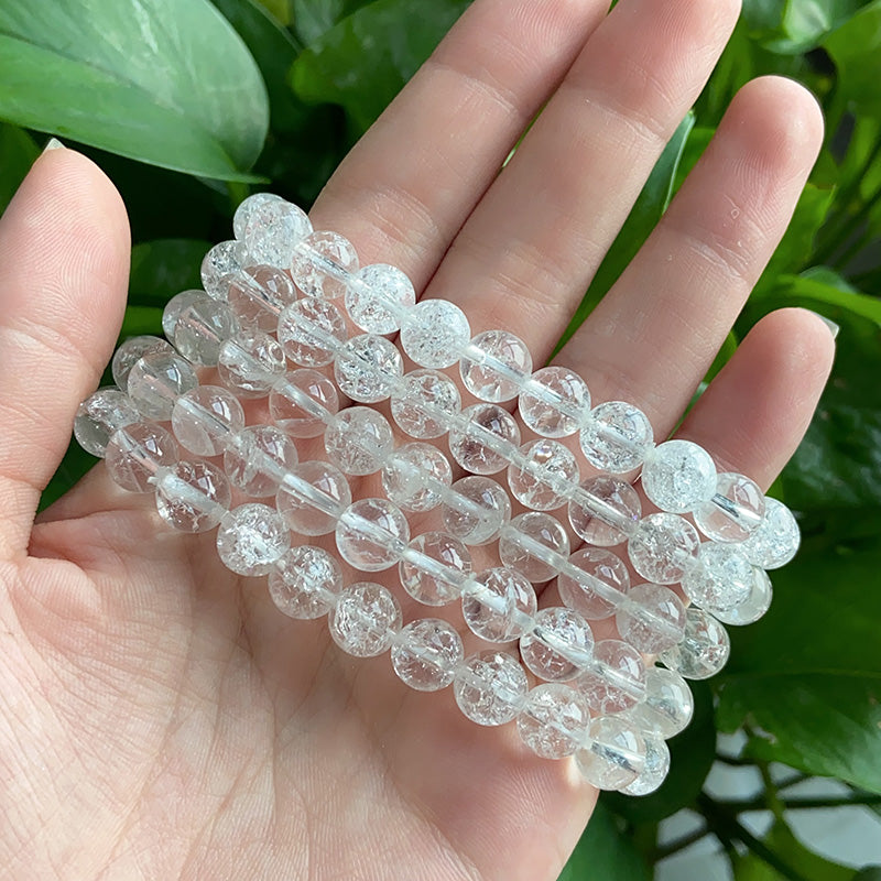 Cracked Clear Quartz Bracelet $8/PC