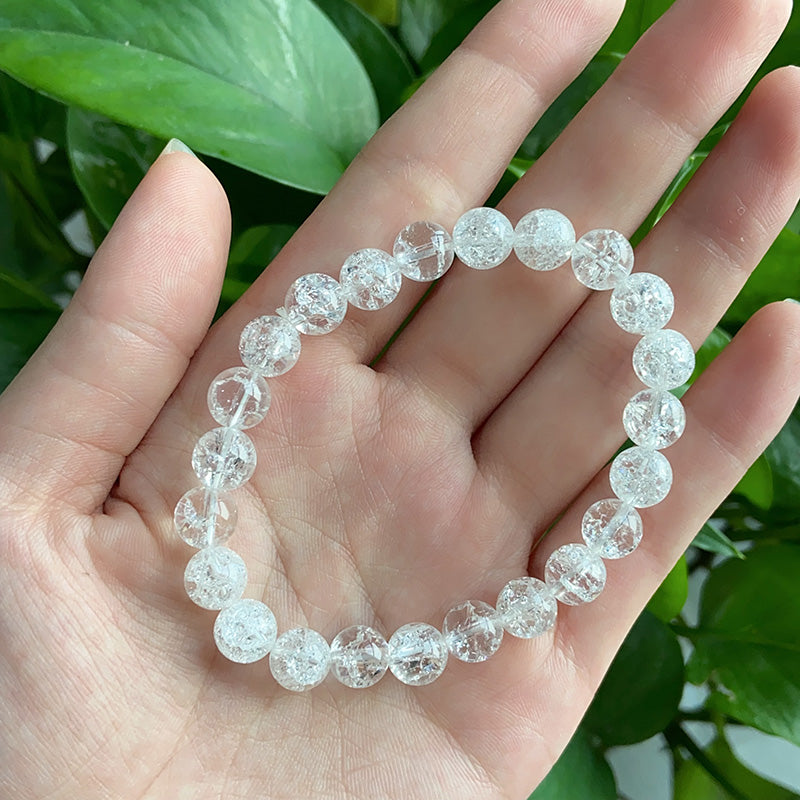 Cracked Clear Quartz Bracelet $8/PC