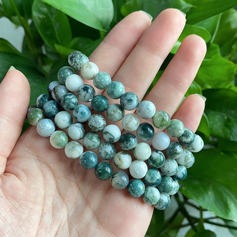 White Moss Agate Bracelet $9.99/4PCS