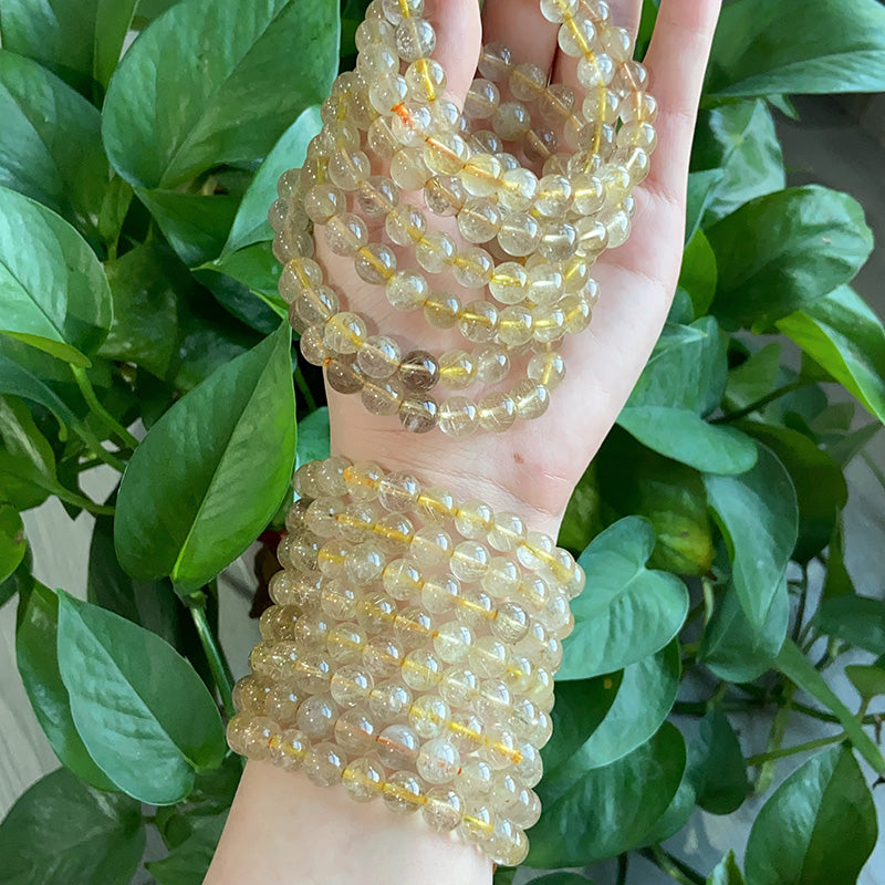 Rutilated Quartz Bracelet $39.99/PC