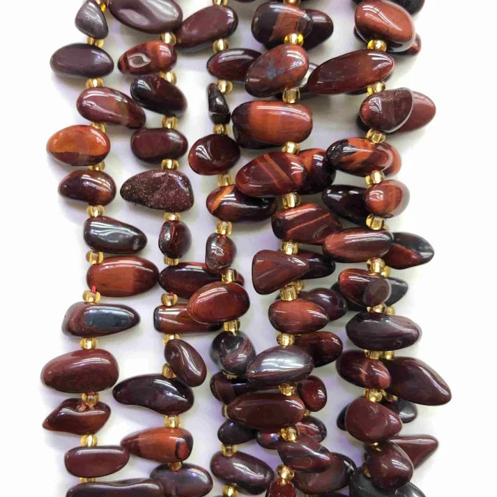 Freeform Chip Tigers Eye Beads