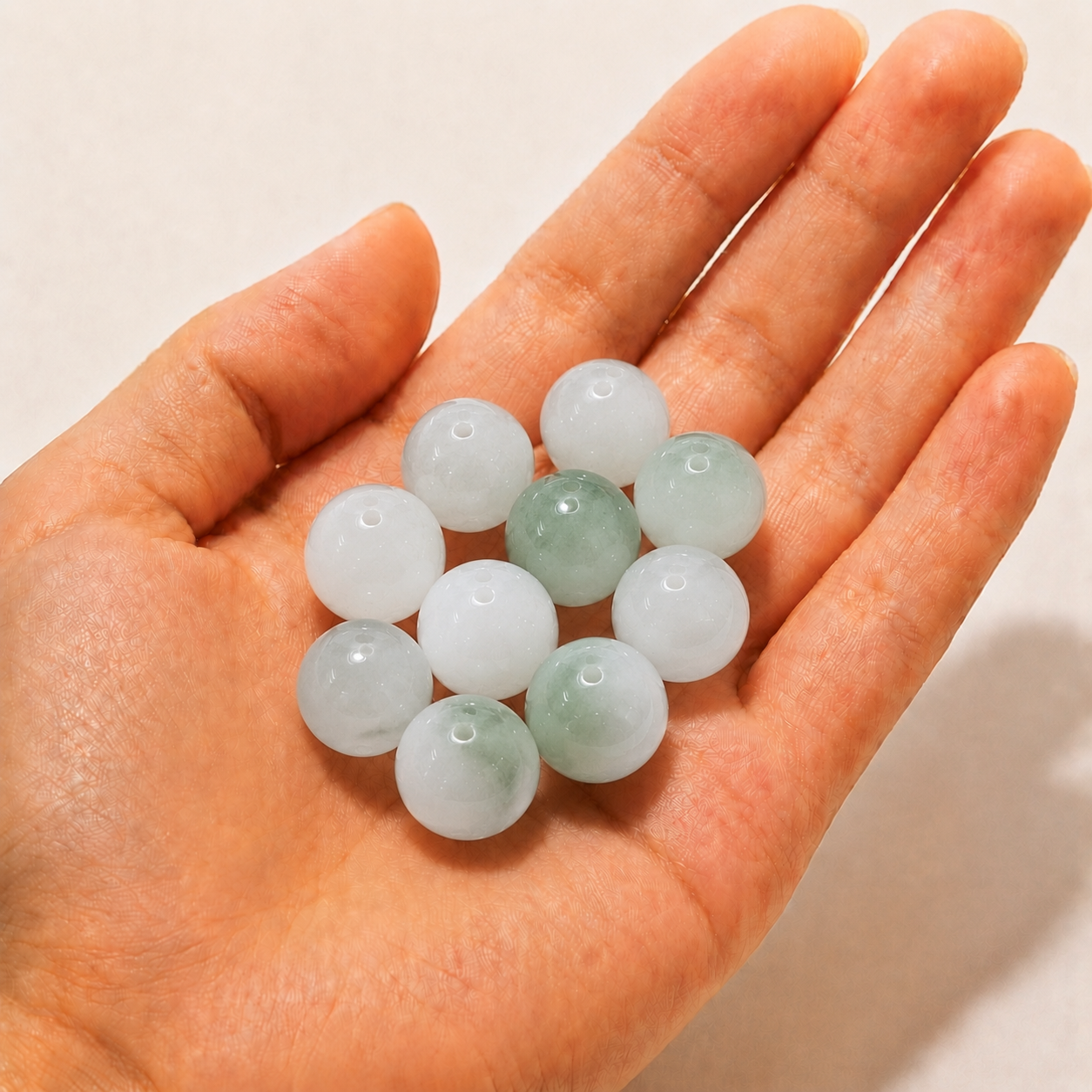 $0.99-10PCS Round Smooth Beads 8mm