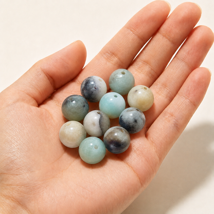 $0.99-10PCS Round Smooth Beads 8mm