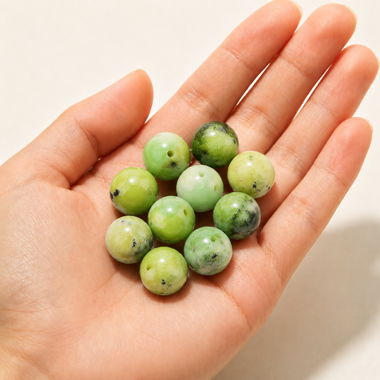 $0.99-10PCS Round Smooth Beads 8mm