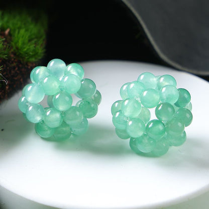 Handmade Crystal Stone Beads Ball Shape 1PCS