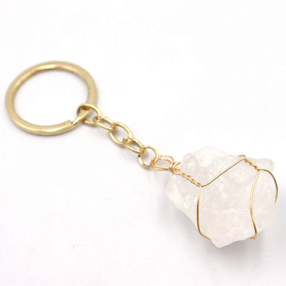 Healing Crystal Keychains