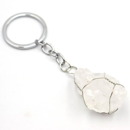 Healing Crystal Keychains