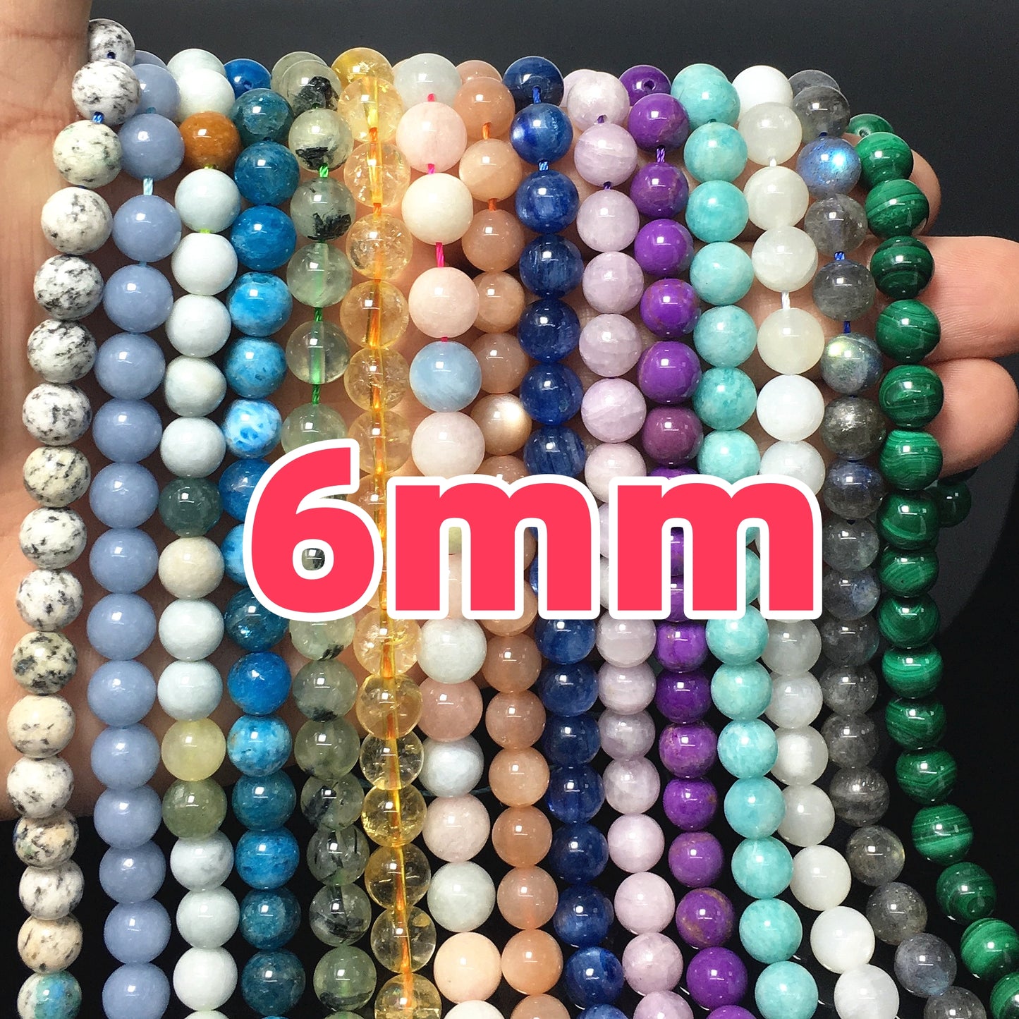 $1 6mm loose beads I