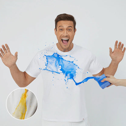 Stain & Spill Resistant White T-Shirt for Everyone free shipping