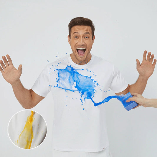 Stain & Spill Resistant White T-Shirt for Everyone free shipping