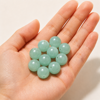 $0.99-10PCS Round Smooth Beads 8mm