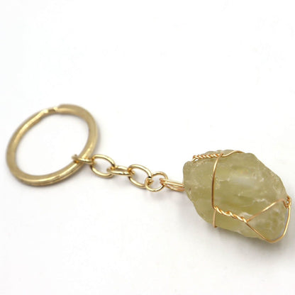 Healing Crystal Keychains
