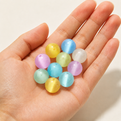 $0.99-10PCS Round Smooth Beads 8mm
