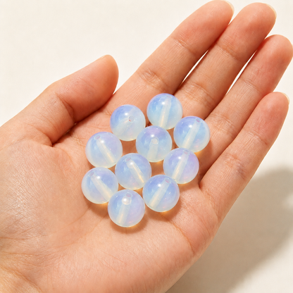 $0.99-10PCS Round Smooth Beads 8mm