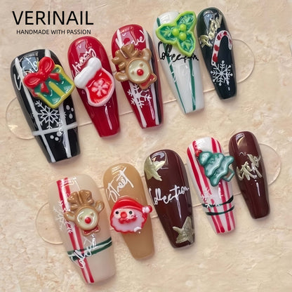 #1 Handmade Press On Nails Gothic nails/Smudged nails/Custom nails