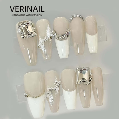 #1 Handmade Press On Nails Gothic nails/Smudged nails/Custom nails