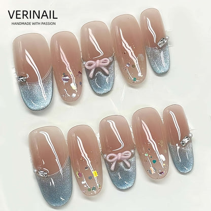 #1 Handmade Press On Nails Gothic nails/Smudged nails/Custom nails