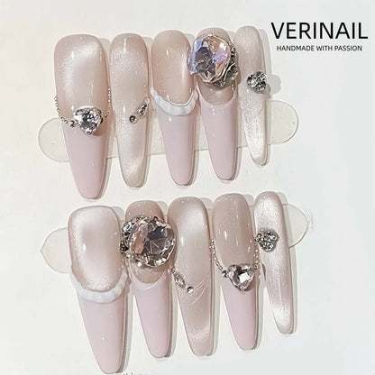 #1 Handmade Press On Nails Gothic nails/Smudged nails/Custom nails