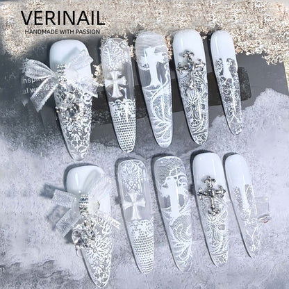 #1 Handmade Press On Nails Gothic nails/Smudged nails/Custom nails