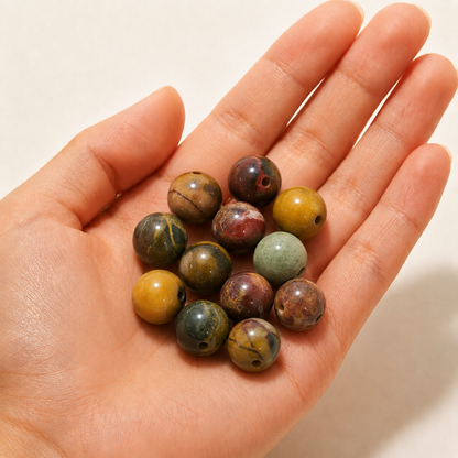 $0.99-10PCS Round Smooth Beads 8mm