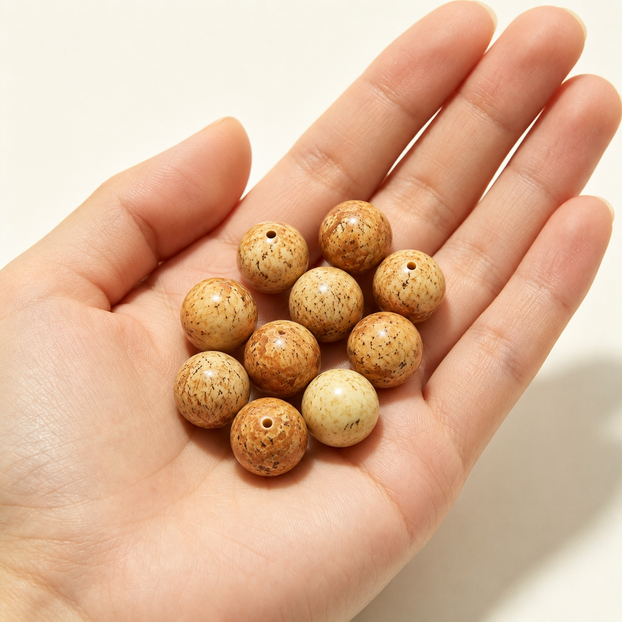 $0.99-10PCS Round Smooth Beads 8mm
