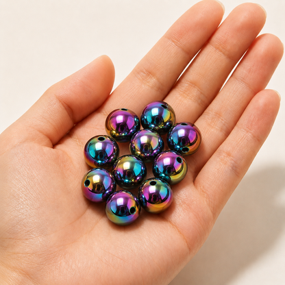 $0.99-10PCS Round Smooth Beads 8mm