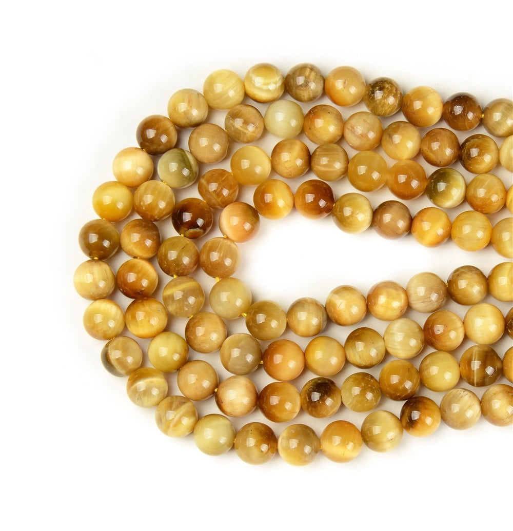 Natural 4mm Long strand loose beads