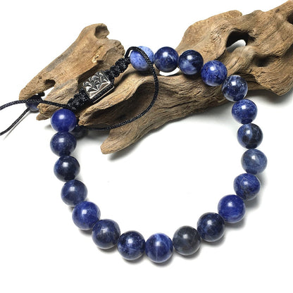 Sodalite Natural Gemstone Balance Energy Handmade Bracelet