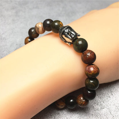 Picasso Beaded Bracelets for Men Women Power Gemstone Unisex Adjustable Bracelets